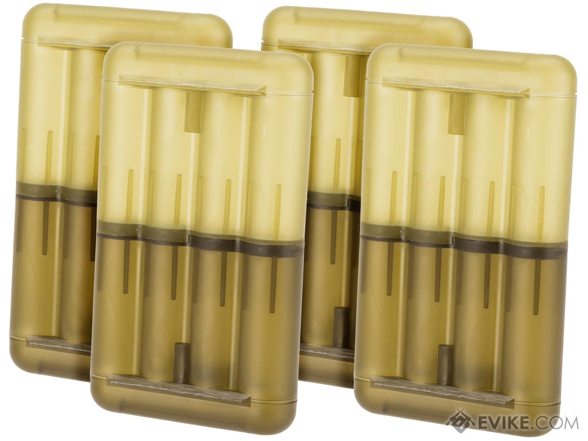 Condor Plastic Battery Cases - Set of 4 (Color: Tan / Brown)