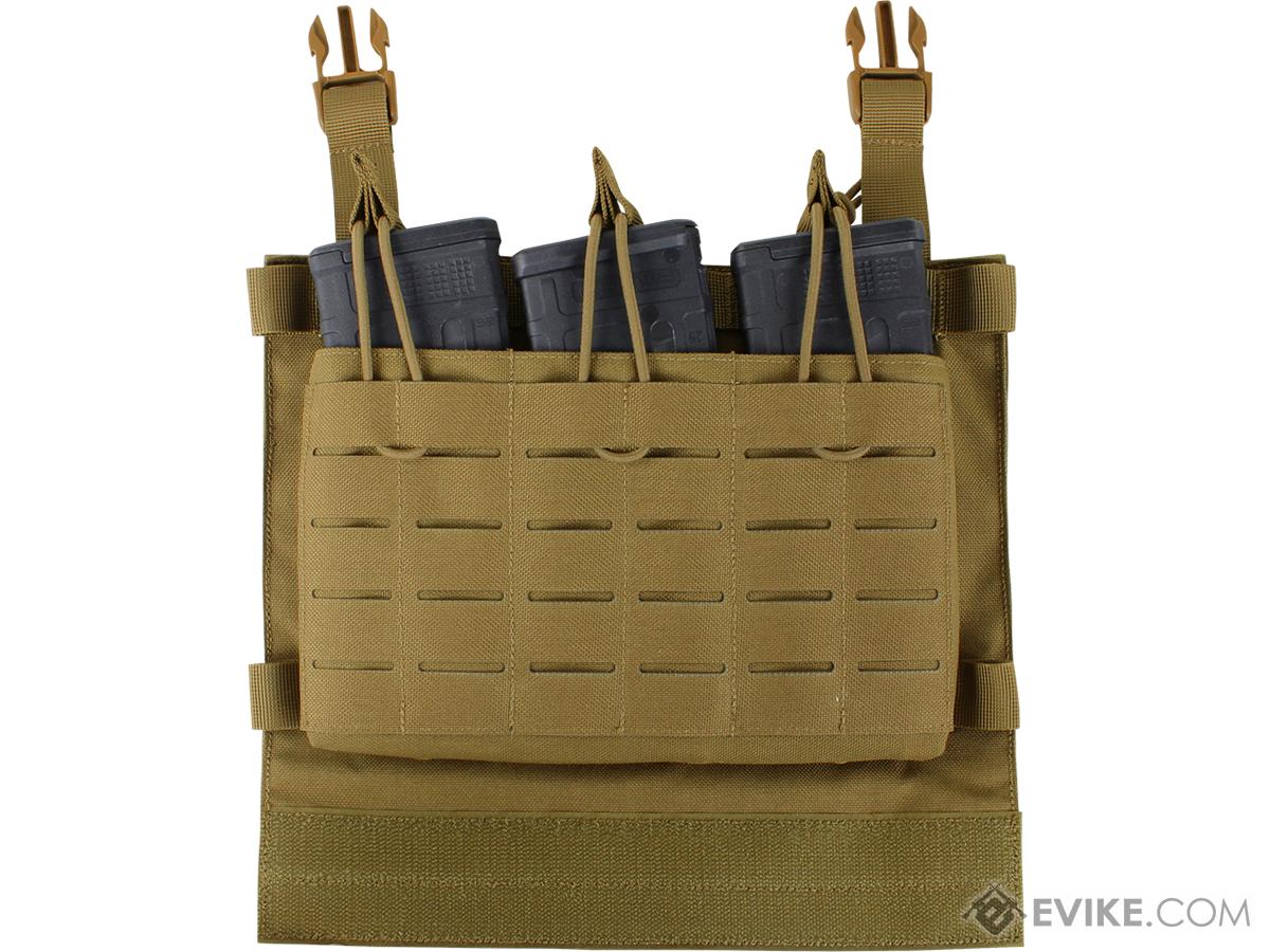 Condor LCS VAS Triple Magazine Panel for Vanquish Plate Carriers (Color: Coyote Brown)