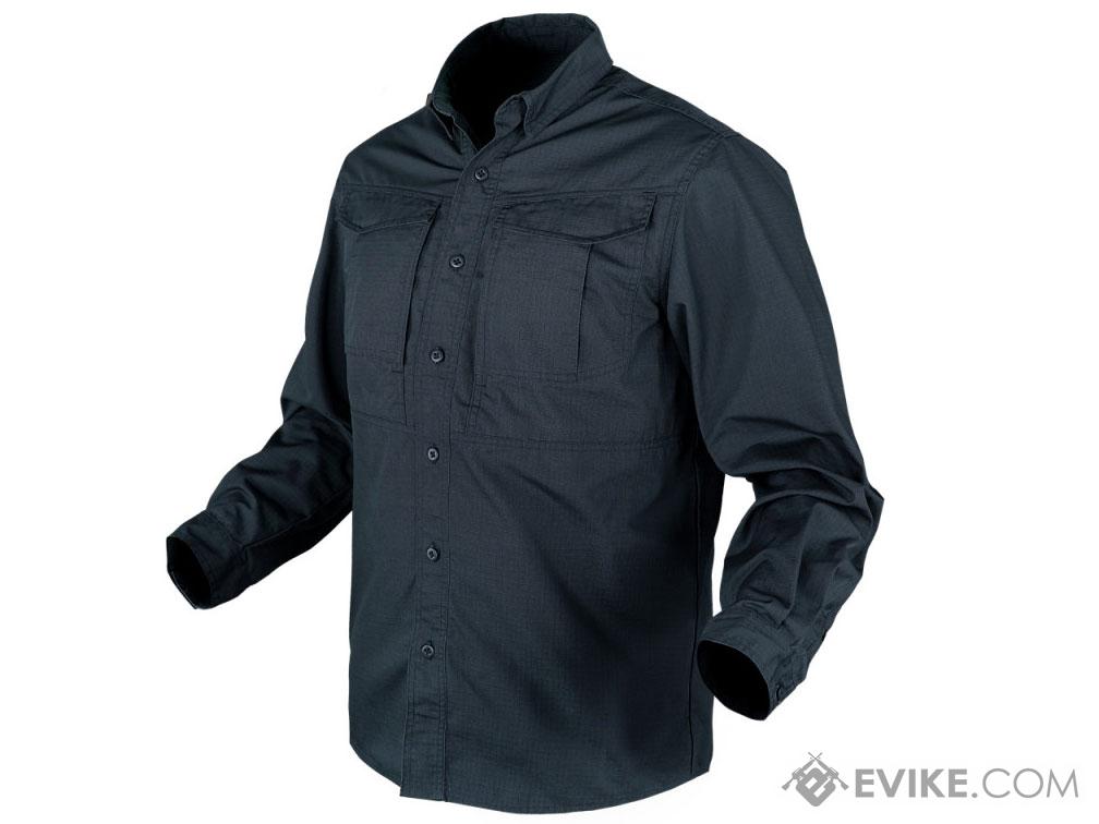 Condor Tac-Pro Button Up Shirt (Color: Navy Blue / Medium)