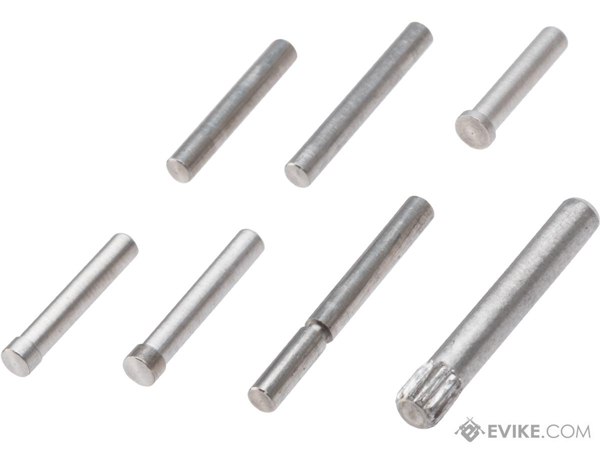 CowCow Technology Stainless Steel Pin Set for ISSC M22, SAI BLU, Lonewolf, & Compatible Airsoft Gas Blowback Pistols