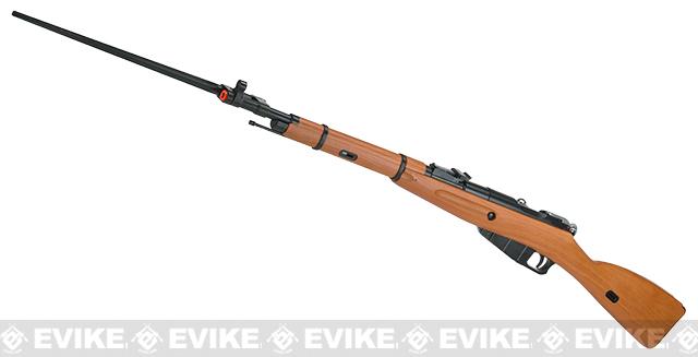 WinGun Mosin-Nagant M44 Carbine Co2 Powered Bolt Action Rifle w/ Realistic Imitation Wood Furniture