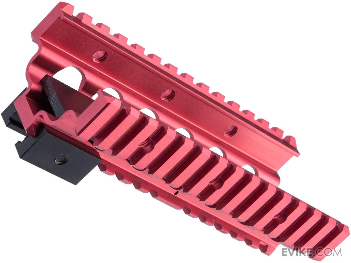Creation Airsoft Aluminum CNC RIS Lower Handguard for M249 Series Airsoft AEG Machine Guns