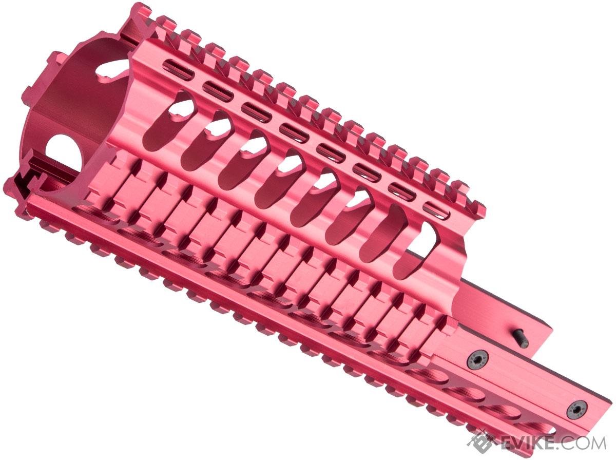 Creation Airsoft Tactical CNC Rail Handguard for KRISS Vector AEG and Gas Blowback Airsoft Rifles (Color: Red / 9)