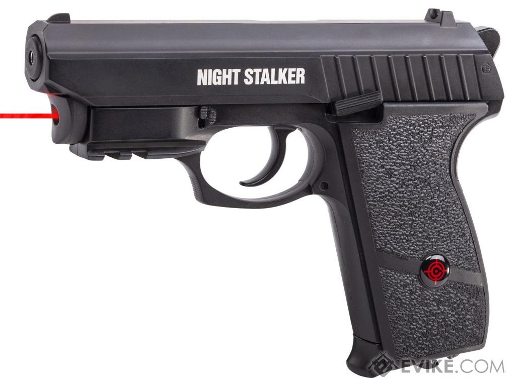 Crossman Night Stalker CO2 Semi Auto Blowback Air Pistol w/ Internal Laser Sight