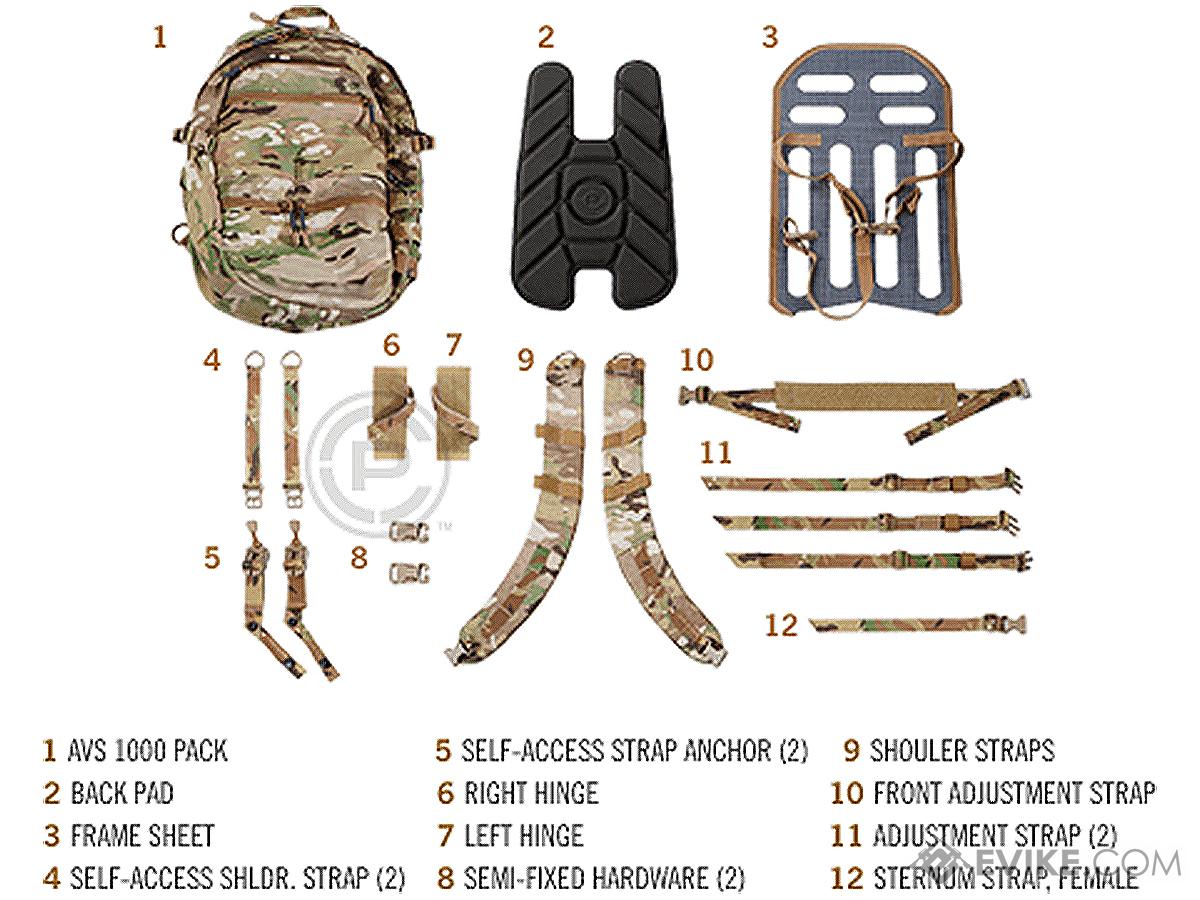 Crye Precision AVS 1000 Pack (Color: MultiCam), Tactical