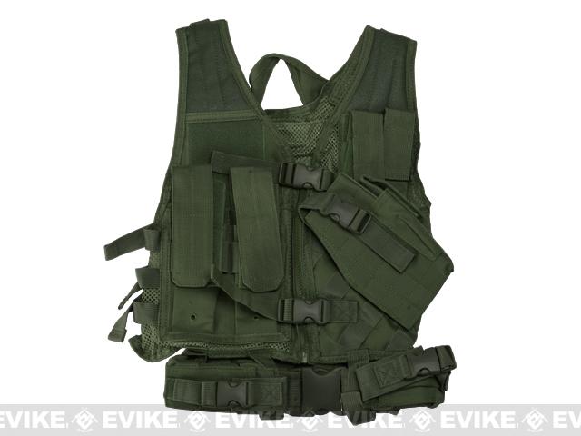 NcStar VISM Children's Tactical Vest (Color: OD Green)