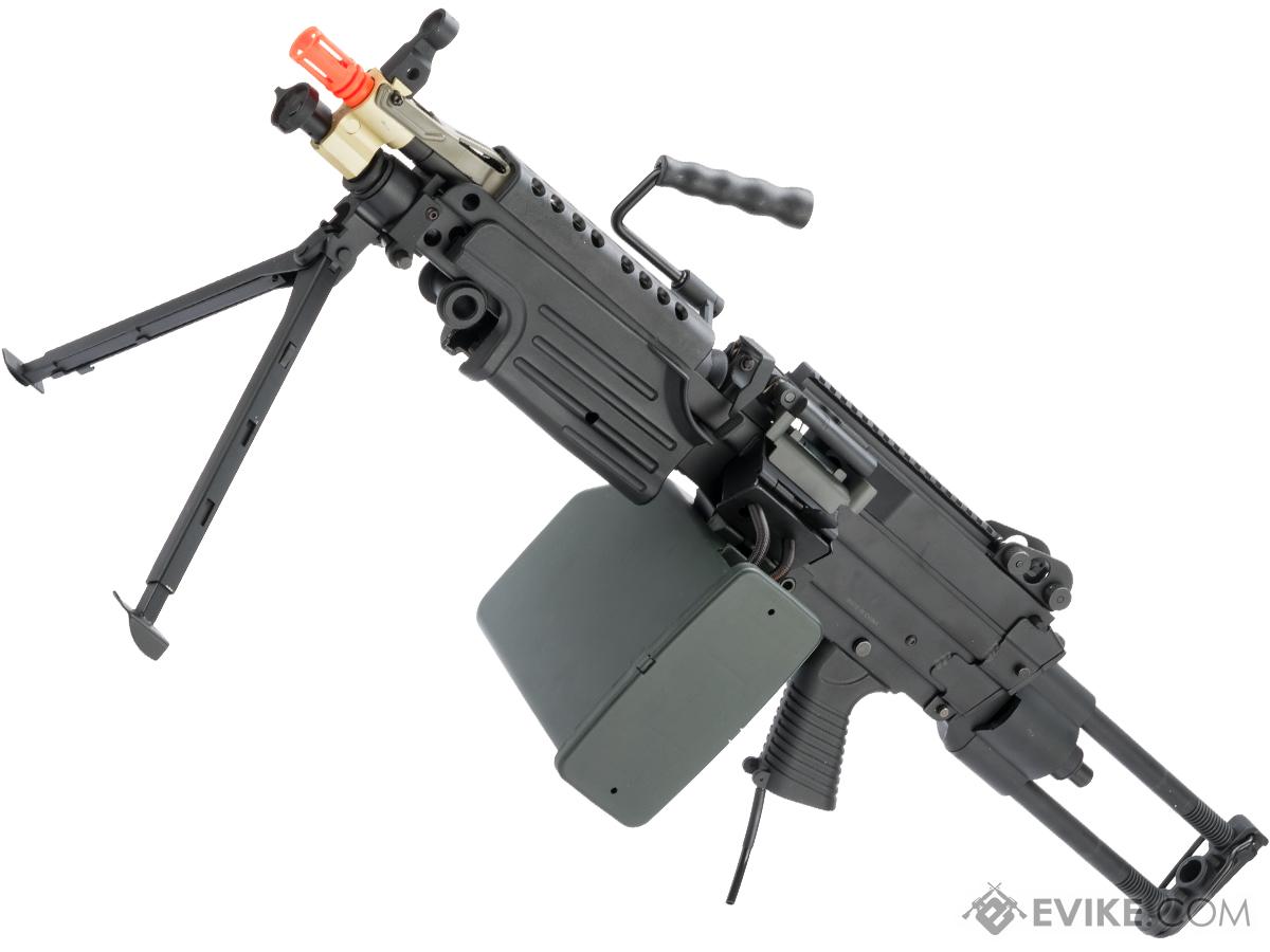 A&K / Cybergun FN Licensed M249 MINIMI SAW Machine Gun w/ Metal Receiver (Model: MK II Para / Wolverine Inferno)