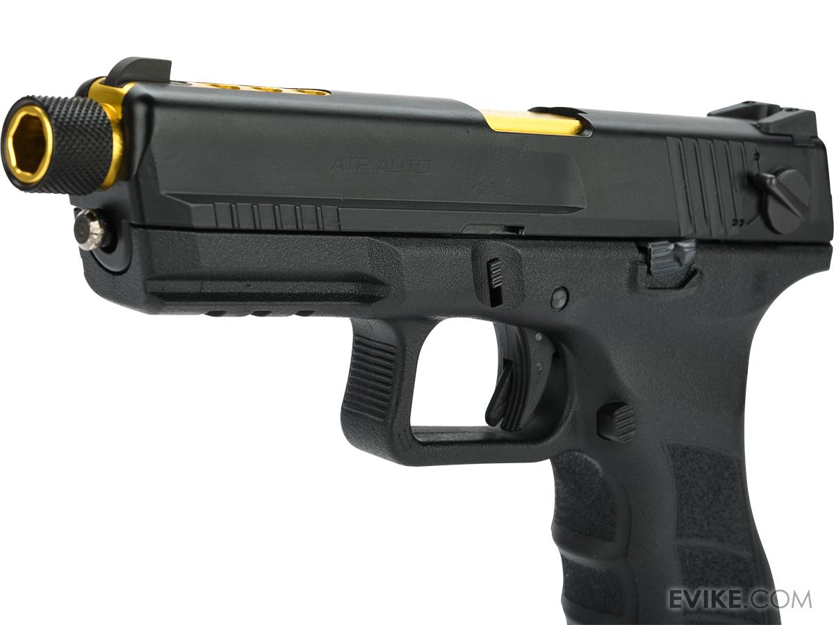 Custom KWA ATP Full Auto Gas Blowback Airsoft Pistol with