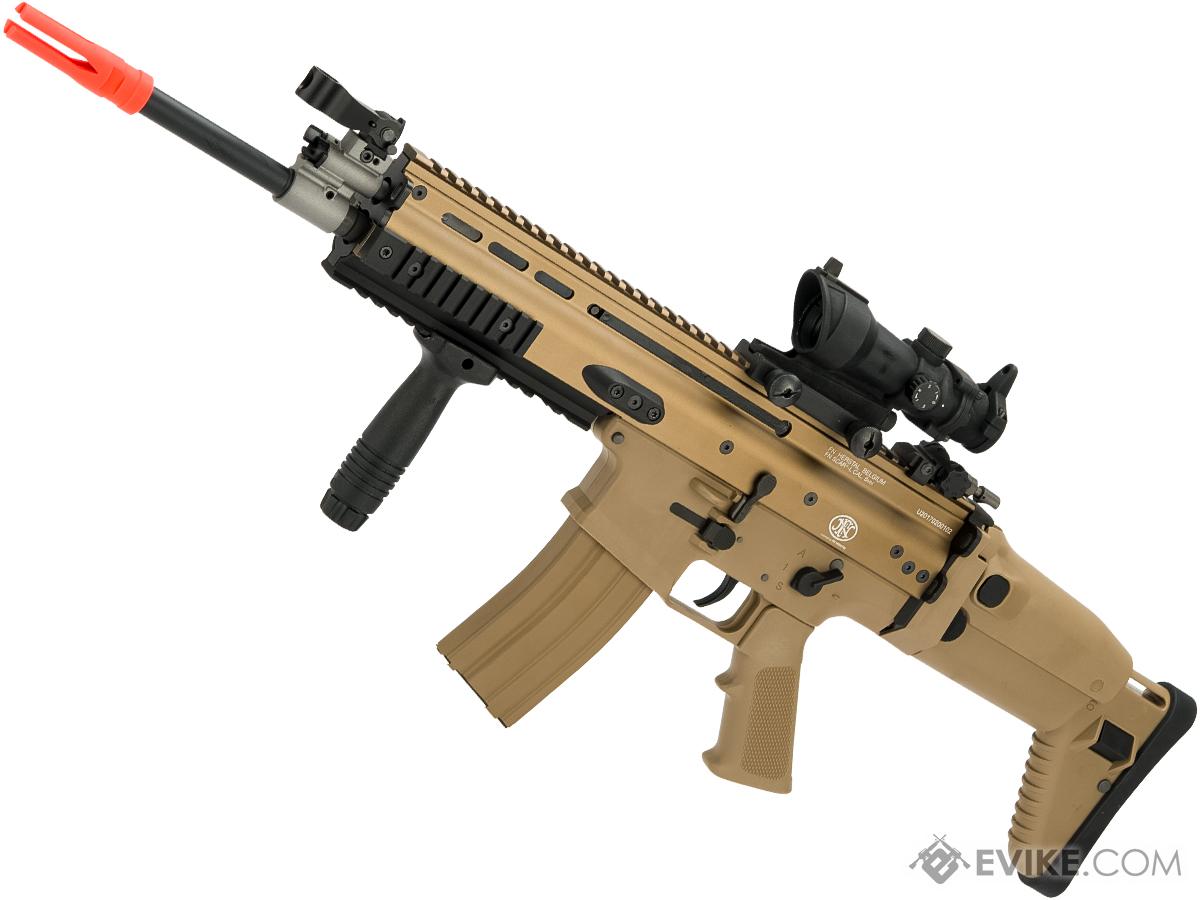 FN Herstal SCAR Licensed Gas Blowback Airsoft Rifle by WE-Tech (Color: Tan / SCAR-L / Standard)