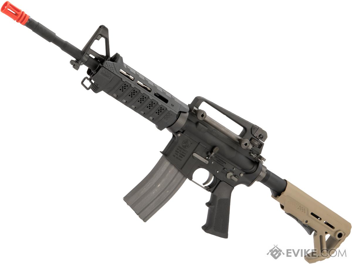 Evike Custom King Arms / Strike Industries Full Metal M4 Viper Carbine Airsoft Gas Blowback GBB Rifle (Color: Black / Dark Earth)