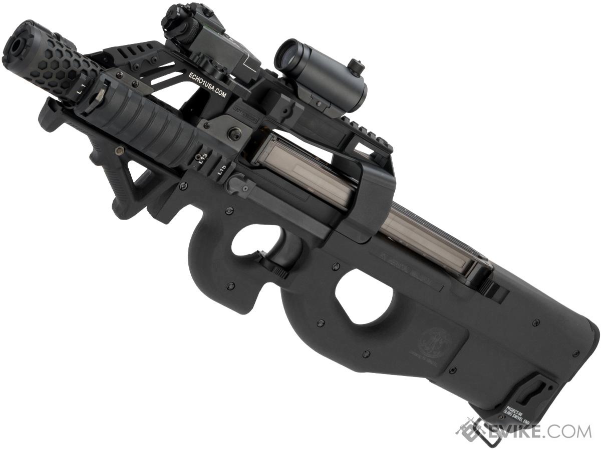 Evike.com Custom Shop Dominator Cybergun / FN Herstal P90 Gas Blowback PDW (Color: Black)