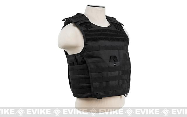 VISM / NcStar Expert Plate Carrier Vest (Color: Black)