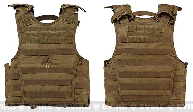 VISM / NcStar Expert Tactical Plate Carrier (Color: Tan / Small)