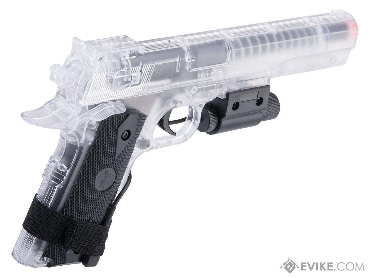 SoftAir Colt Licensed 1911 Target Airsoft Spring Pistol w/ Laser (Color