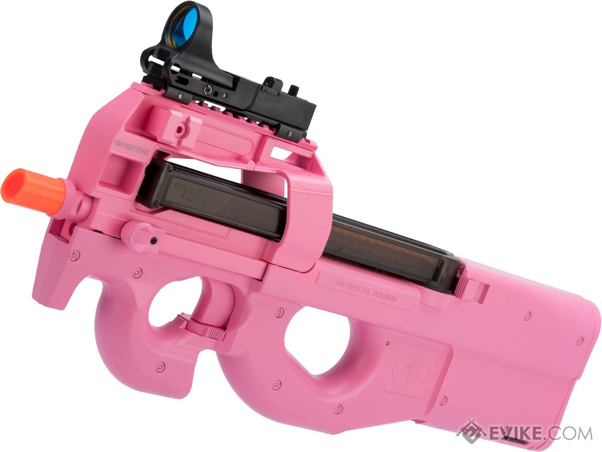 FN Herstal Licensed P90 Full Size Metal Gearbox Airsoft AEG (Color: Pink / Gun Only)