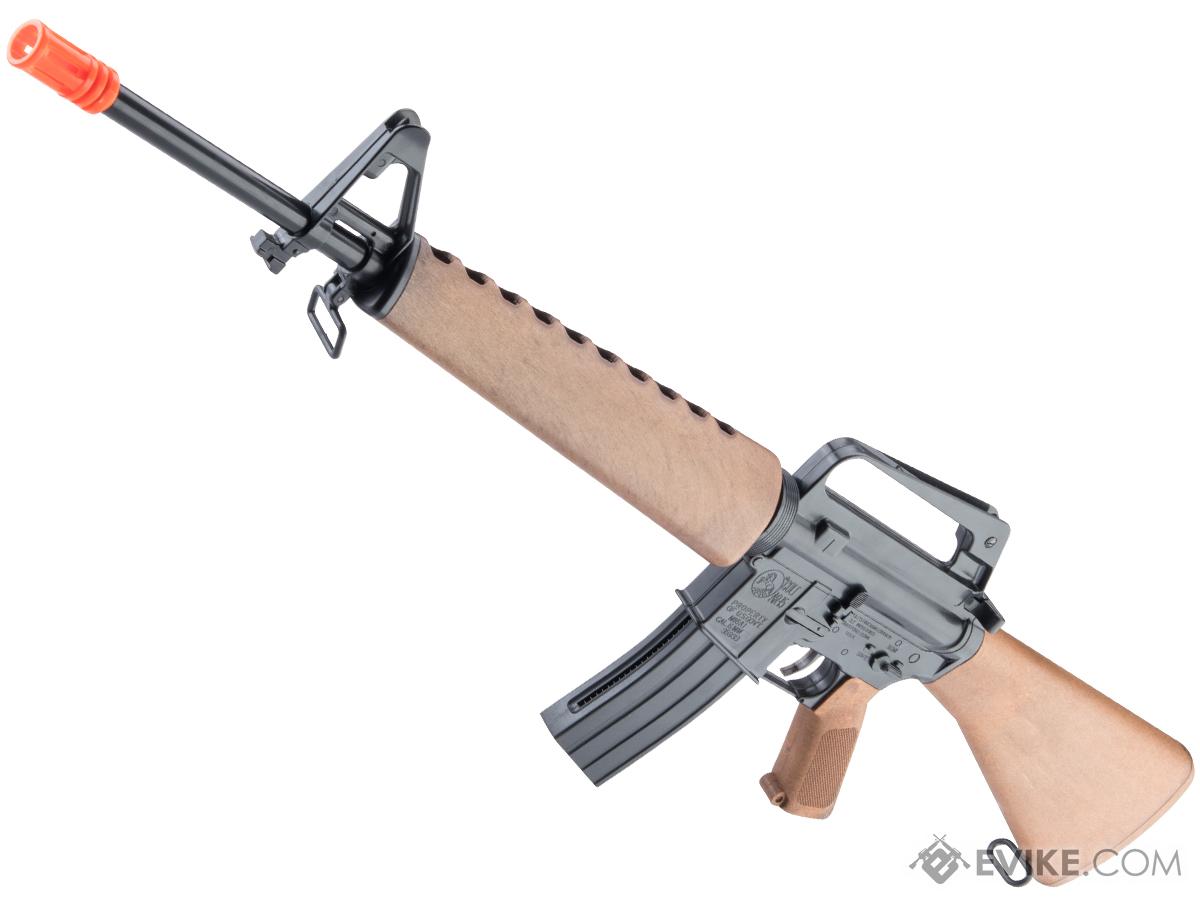 Cybergun Colt Licensed Full Size M16A1 Airsoft Spring Rifle (Color: Faux Wood Special Edition)