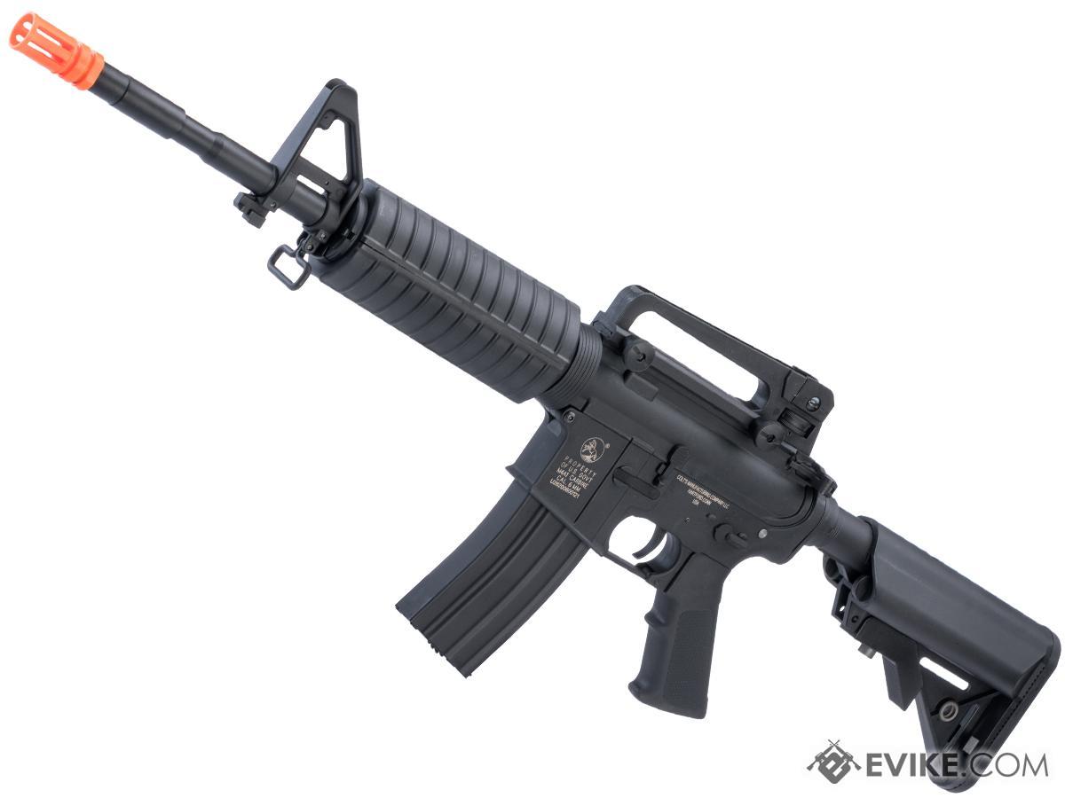 Cybergun Licensed Colt Sportsline M4 AEG Rifle w/ G3 Micro-Switch Gearbox (Model: M4A1 w/ Crane Stock / Black)