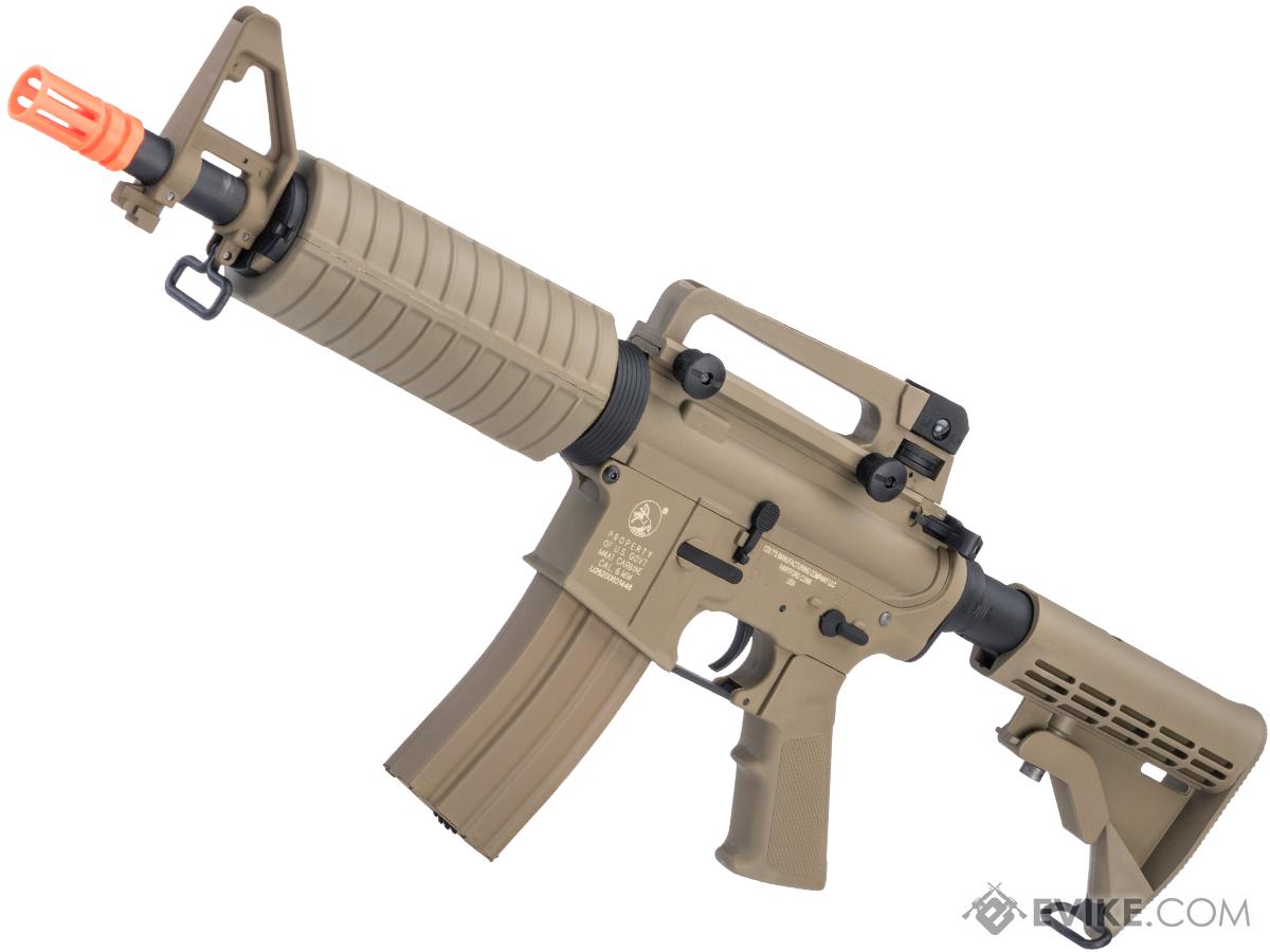 Cybergun Licensed Colt Sportsline M4 AEG Rifle w/ G3 Micro-Switch Gearbox (Model: M4 Commando / Tan)