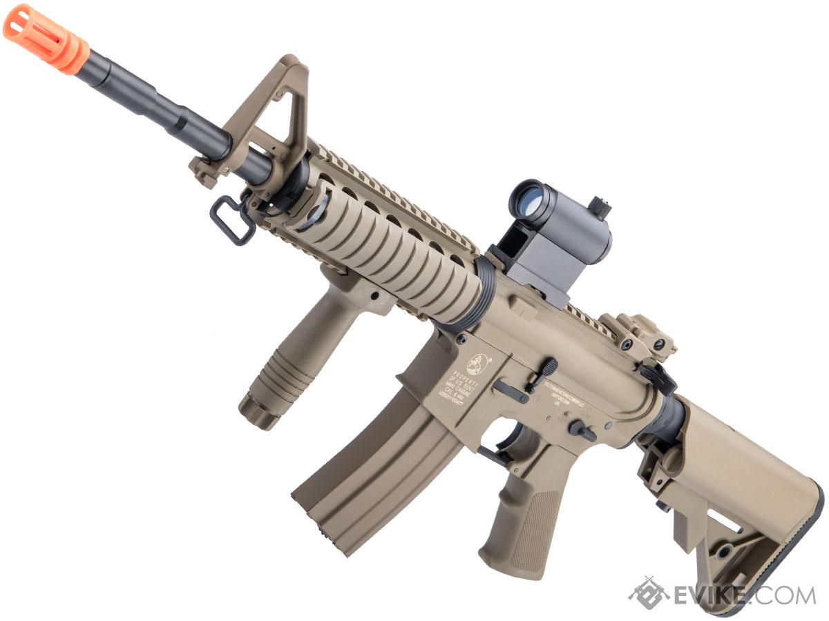 SOFT AIR USA Colt M4A1 M4 CQBR AEG Electric Airsoft Rifle with  Adjustable Hop-Up, Dark Earth/Tan, 453 FPS : Sports & Outdoors