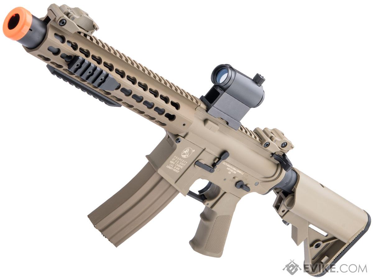 Cybergun Licensed Colt Sportsline M4 AEG Rifle w/ G3 Micro-Switch Gearbox (Model: Keymod 10 / Tan)