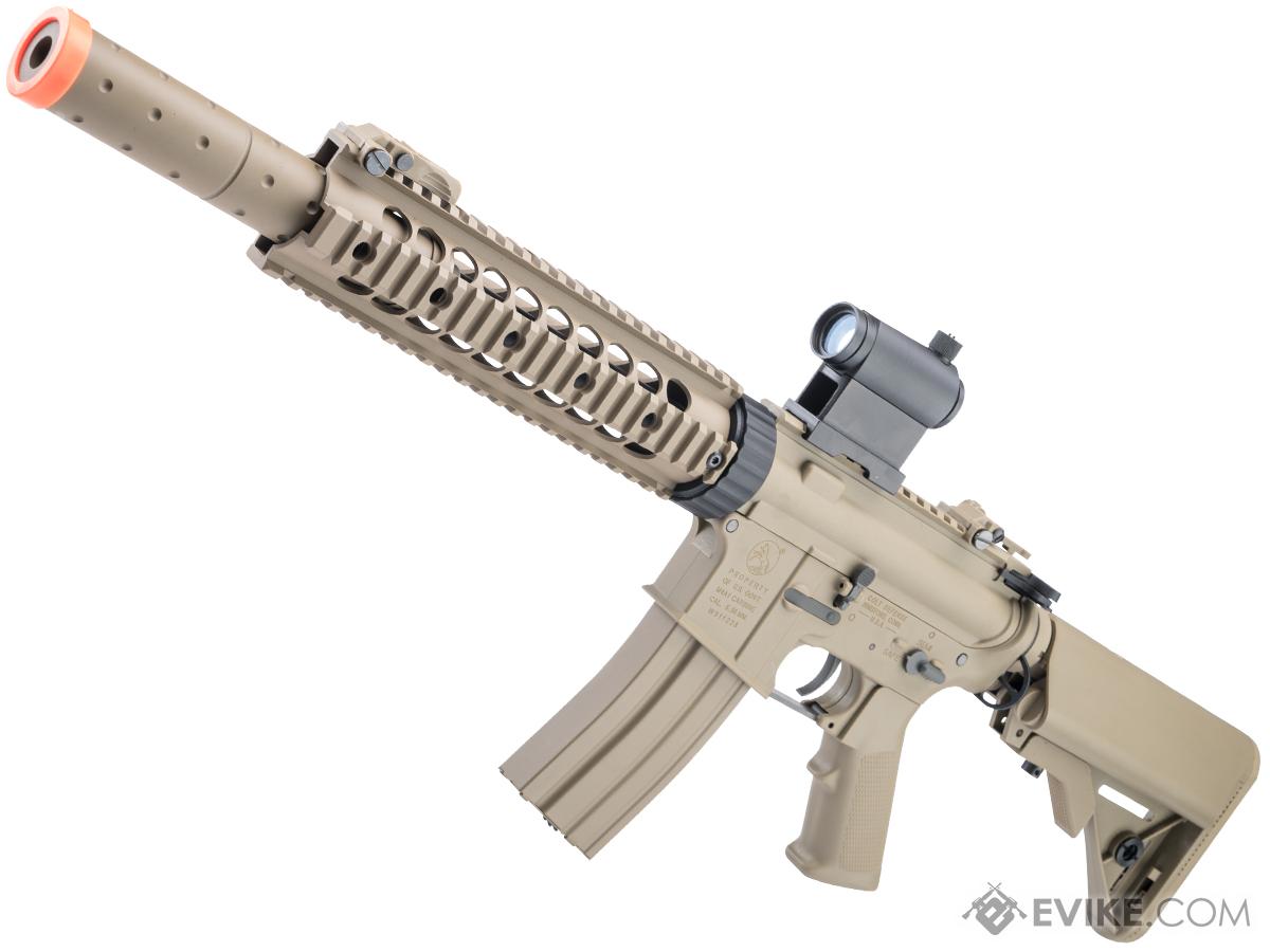 Cybergun Licensed Colt Sportsline M4 AEG Rifle w/ G3 Micro-Switch Gearbox (Model: Silent Ops 9 / Tan)