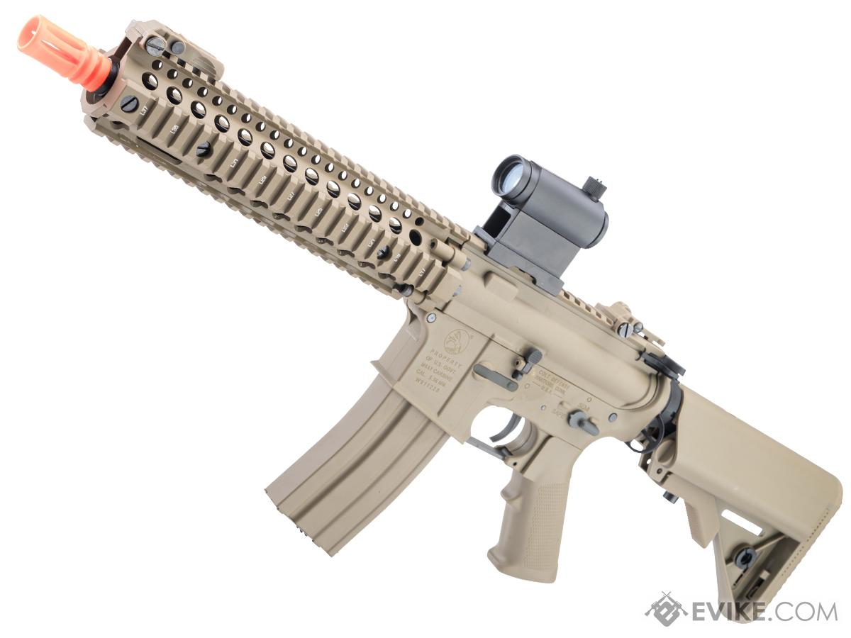 Cybergun Licensed Colt Sportsline M4 AEG Rifle w/ G3 Micro-Switch Gearbox (Model: Daniel Defense 9 MK18 / Tan)
