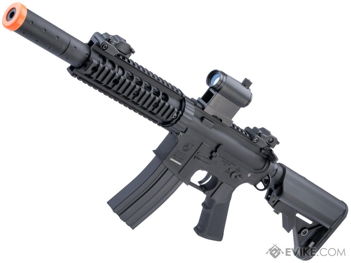 Colt Licensed Elite Line Full Metal M4 AEG by Cybergun (Model: M4 CQB-R w/ 7 Rail / Black / Gun Only)