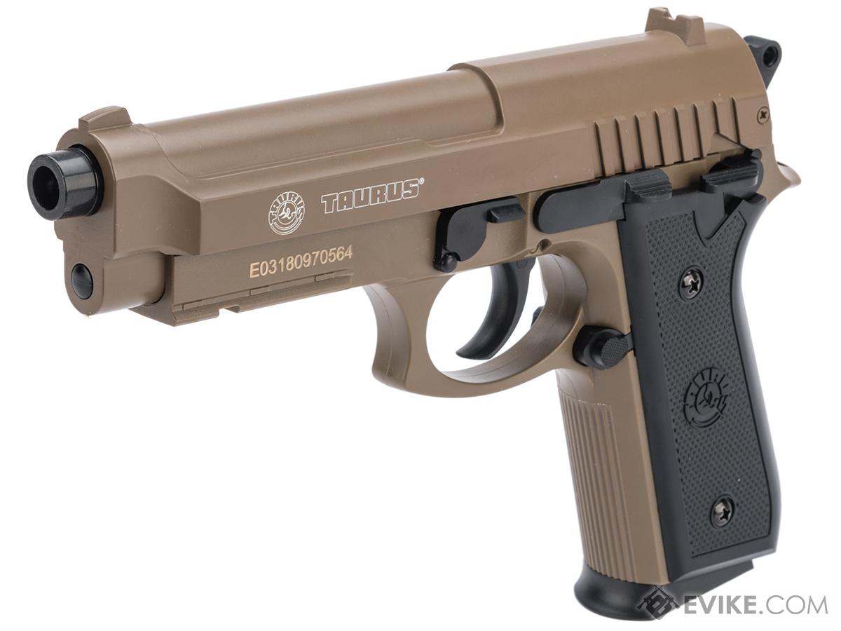 Taurus Licensed PT92 M9 Airsoft Full Size Pistol (Model: Metal Slide / Tan)