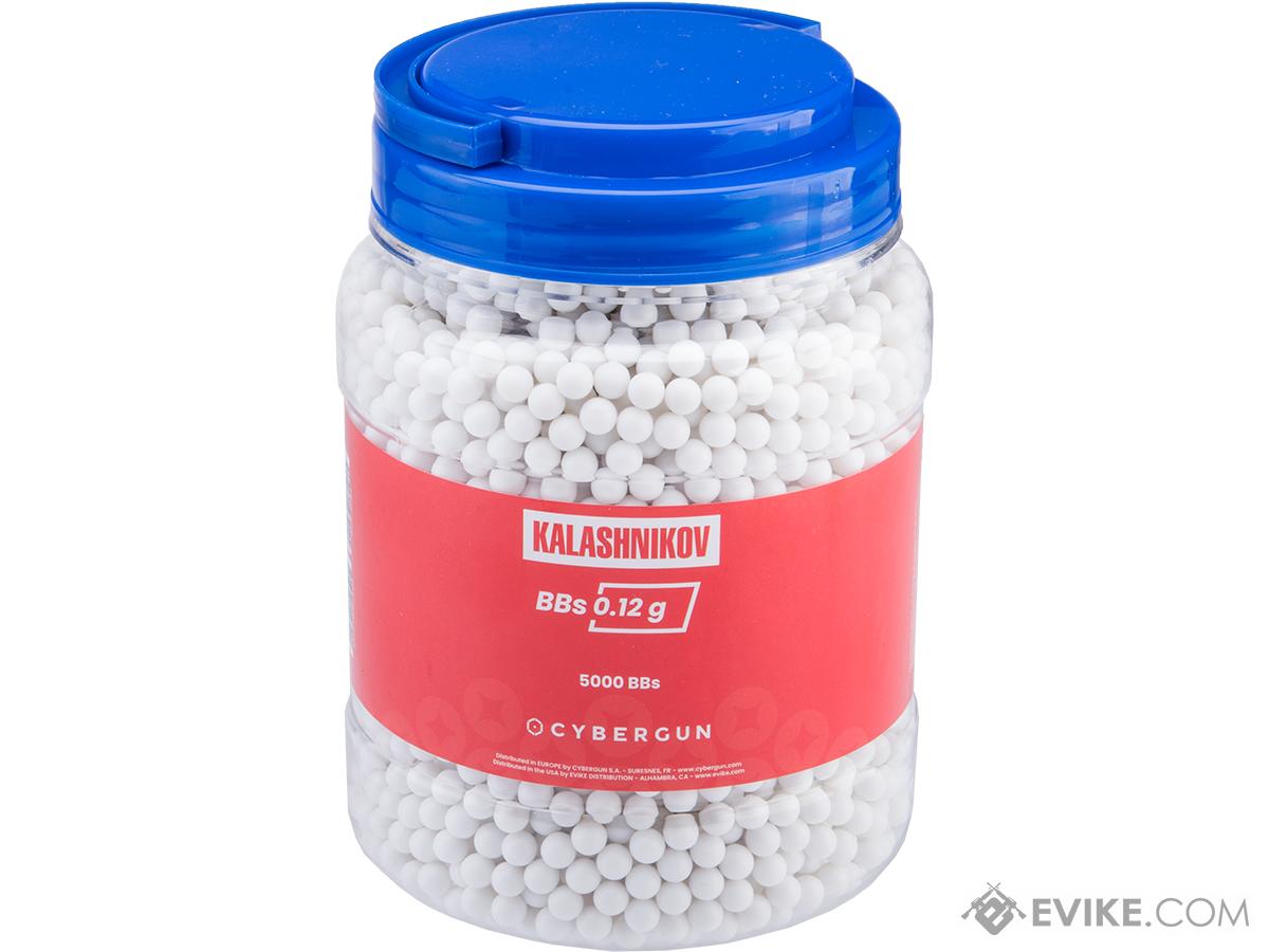 Kalashnikov Licensed High Grade Precision 0.12g Airsoft BBs (Quantity: 5000 rounds)