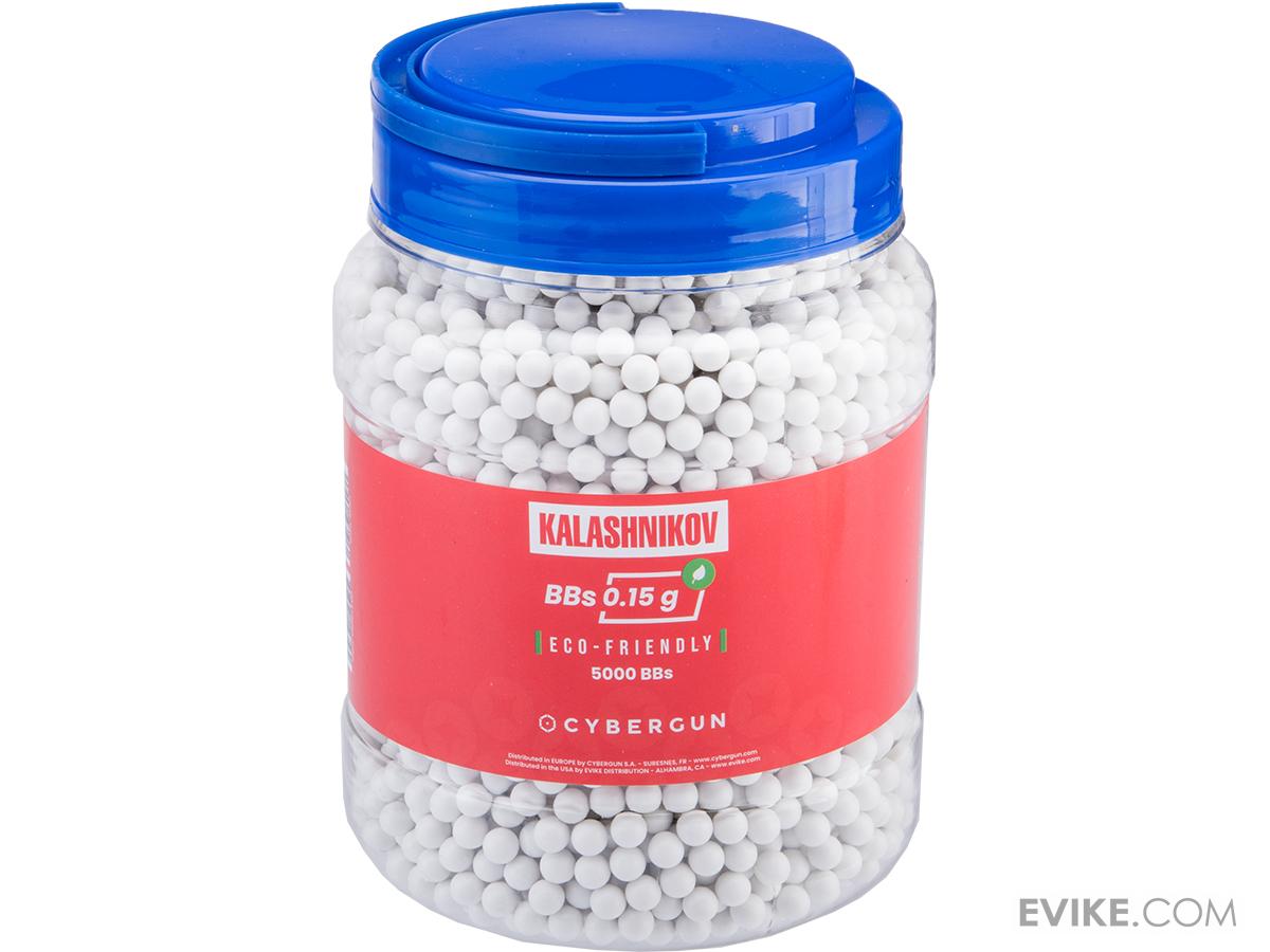 Kalashnikov Licensed Eco-Friendly Biodegradable Precision 0.15g Airsoft BBs (Quantity: 5000 rounds)