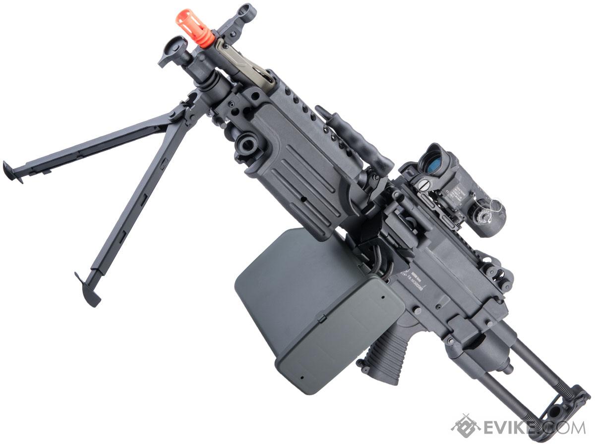 A&K / Cybergun FN Licensed Middleweight M249 MINIMI SAW Machine Gun (Model: MK II Para / Black)
