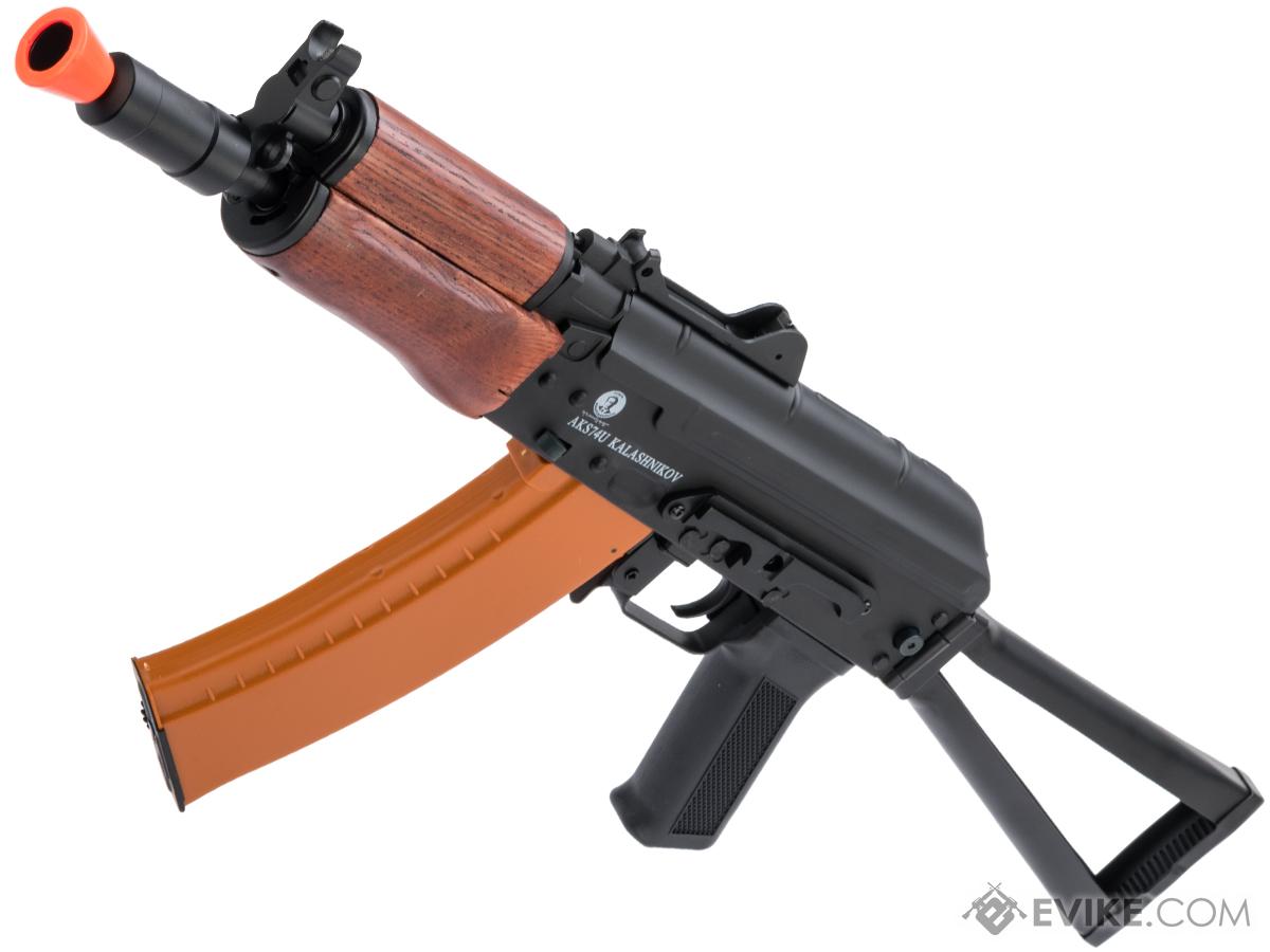 Softair Licensed Kalashnikov Full Metal AKS74U Airsoft AEG with Real Wood Furniture