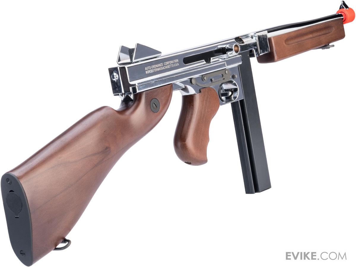 Thompson M1A1 Military Ultra Grade Plated Special Edition Airsoft AEG Rifle (Color Nickel