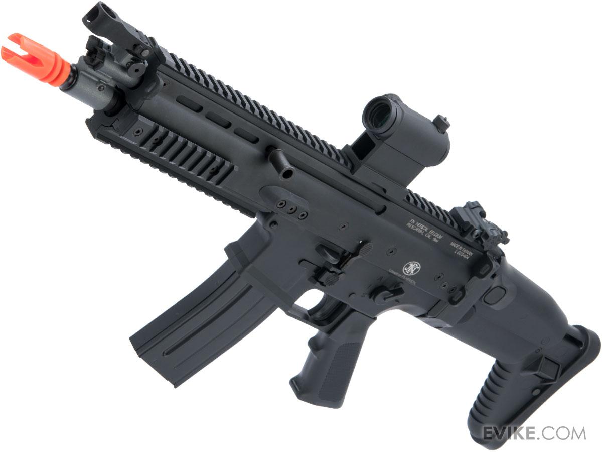 Cybergun FN Herstal Licensed Full Metal SCAR Light Airsoft AEG Rifle by VFC (Model: CQC / Black)