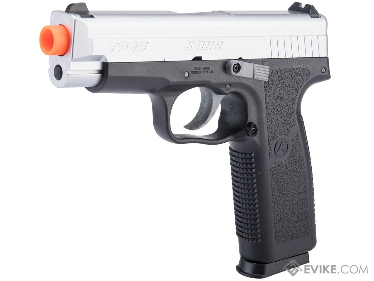 Cybergun KAHR ARMS Licensed TP45 Full Size Airsoft Pistol (Color: Silver / Gun Only)