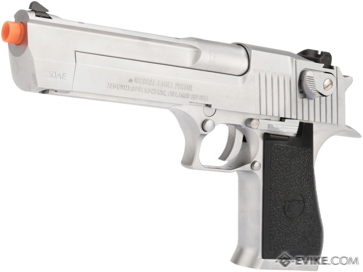 WE-Tech Desert Eagle .50 AE Full Metal Gas Blowback Airsoft Pistol by Cybergun (Color: Silver / CO2 / Gun Only)