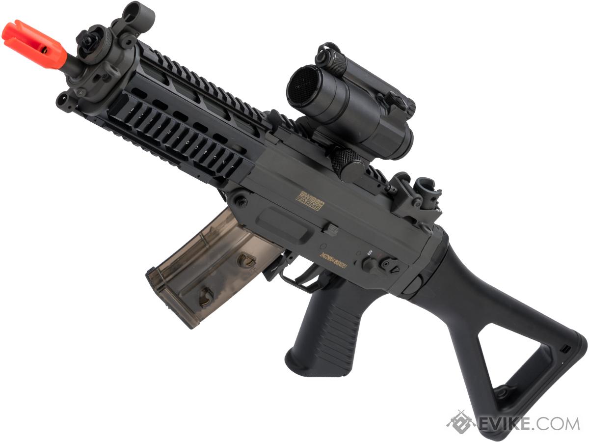 Cybergun / Swiss Arms Licensed SG552 Commando Airsoft AEG Rifle (Model: Standard / Polymer Receiver w/ Quad Rail)