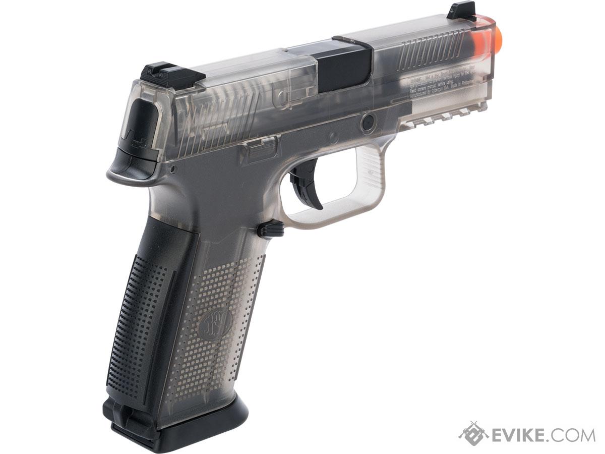 FN Herstal Licensed SCARL Airsoft AEG and FNS9 Pistol Starter Kit by Cybergun (Model Smoke