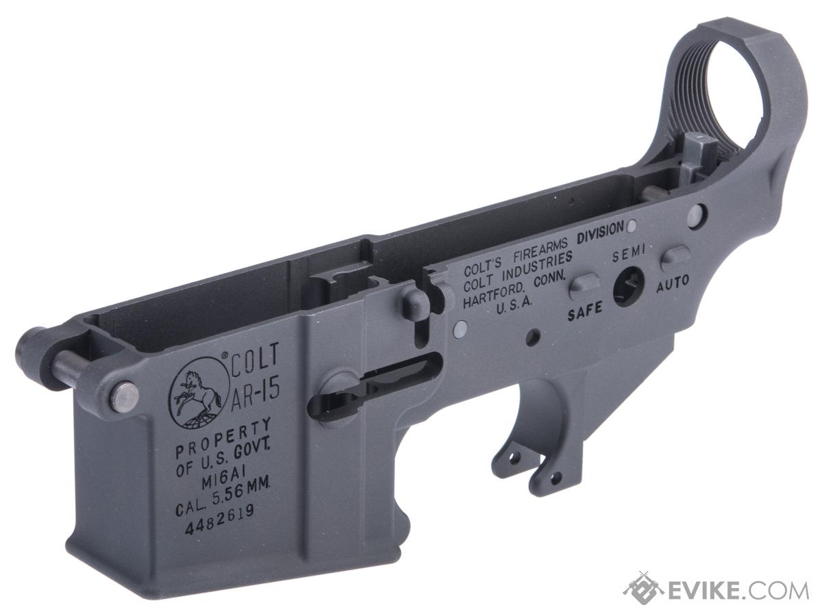 Cybergun Colt Licensed CNC Lower Receiver for Tokyo Marui M4 MWS Gas Blowback Airsoft rifles by Angry Gun (Model: M16A1)
