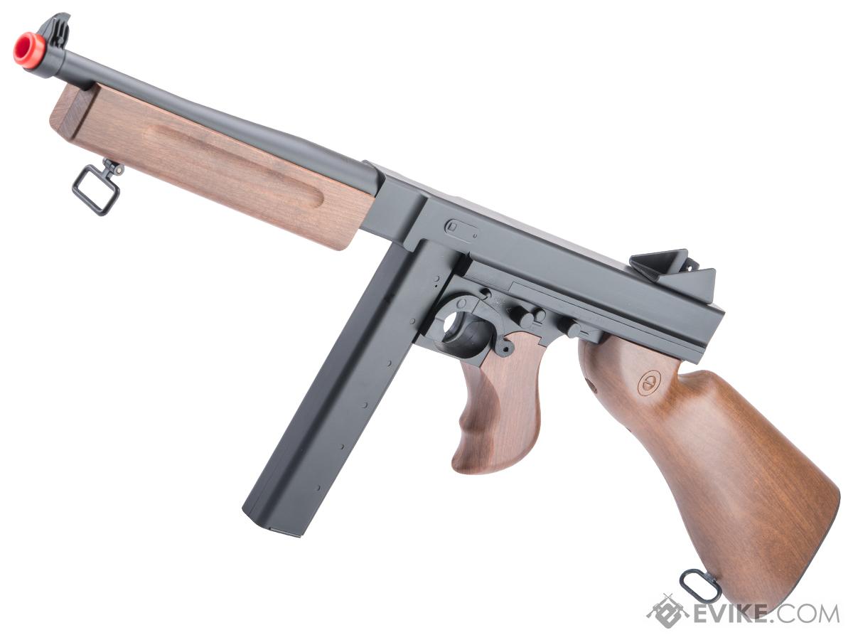 Cybergun Licensed Thompson M1928A1 Airsoft LPAEG Rifle (Model: Stick Magazine)