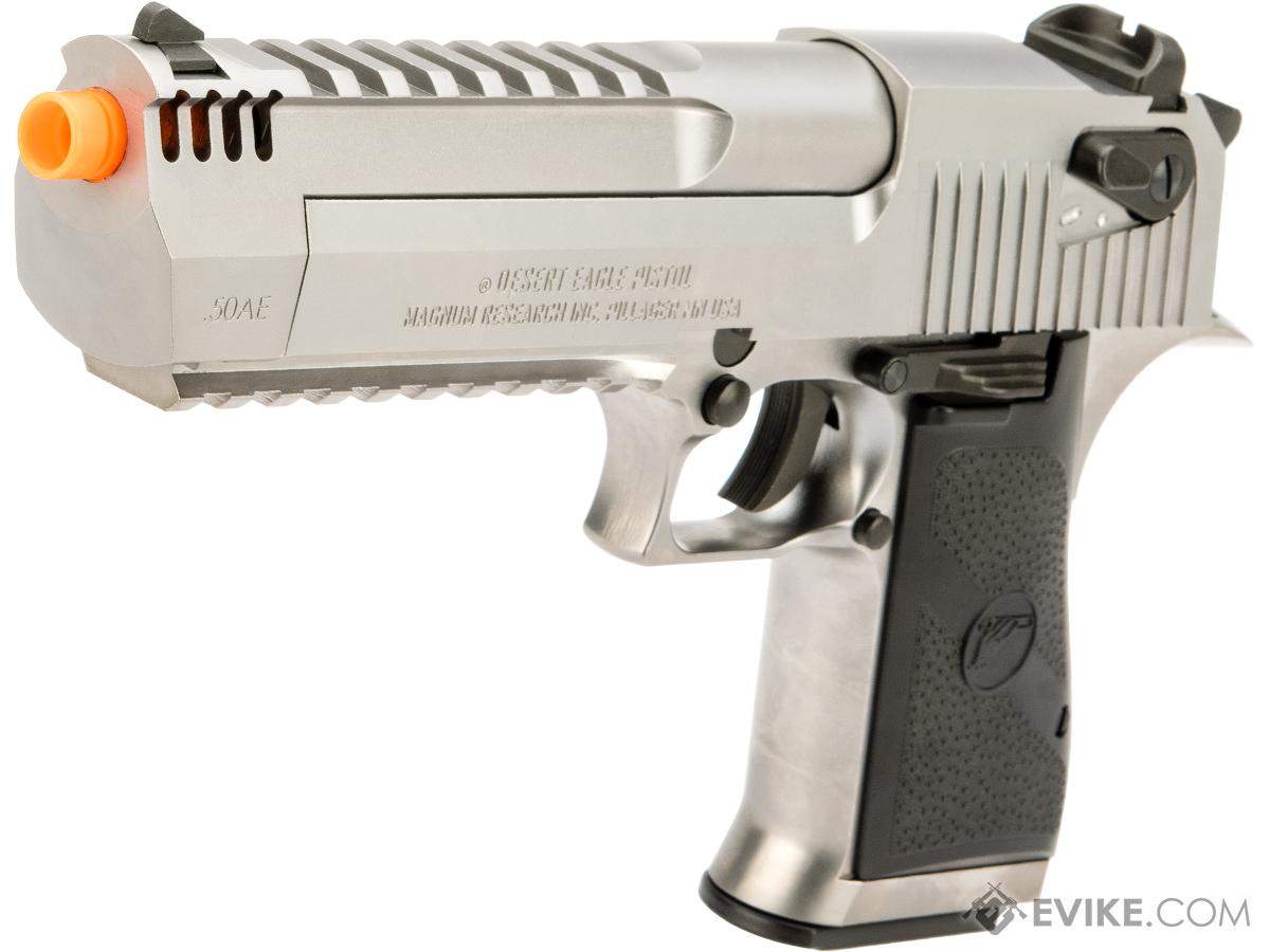 Desert Eagle Licensed L6 .50AE Full Metal Gas Blowback Airsoft Pistol by Cybergun (Color: Silver / Green Gas / Gun Only)