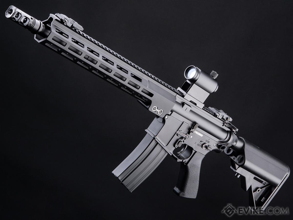 CYMA Platinum M4 Ambi M-LOK Airsoft AEG Rifle w/ Built In Mosfet & Tracer Hop Up (Color: Black / 13.5 / Gun Only)