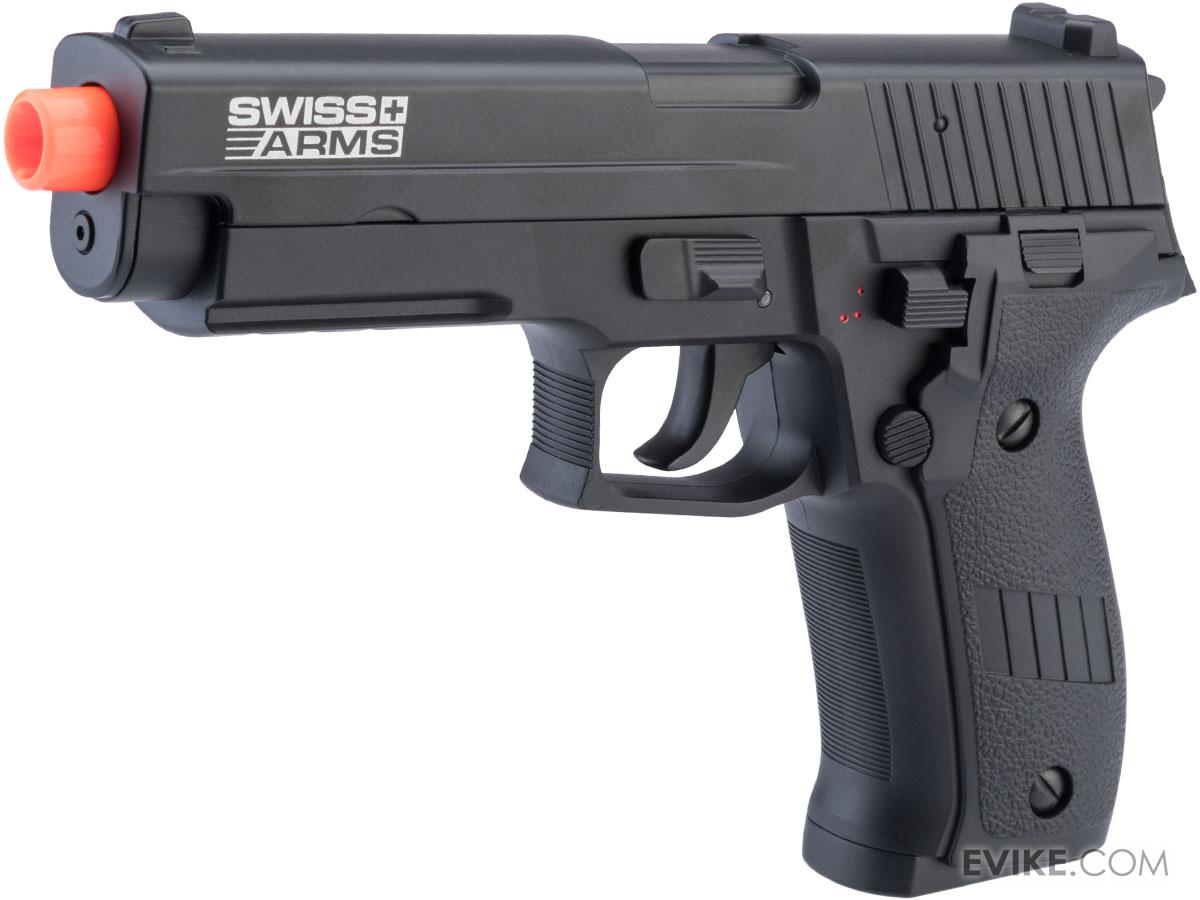 Swiss Arms Licensed Full Auto Select Fire 226 Airsoft AEP Hand Gun w/ MOSFET & USB Charging