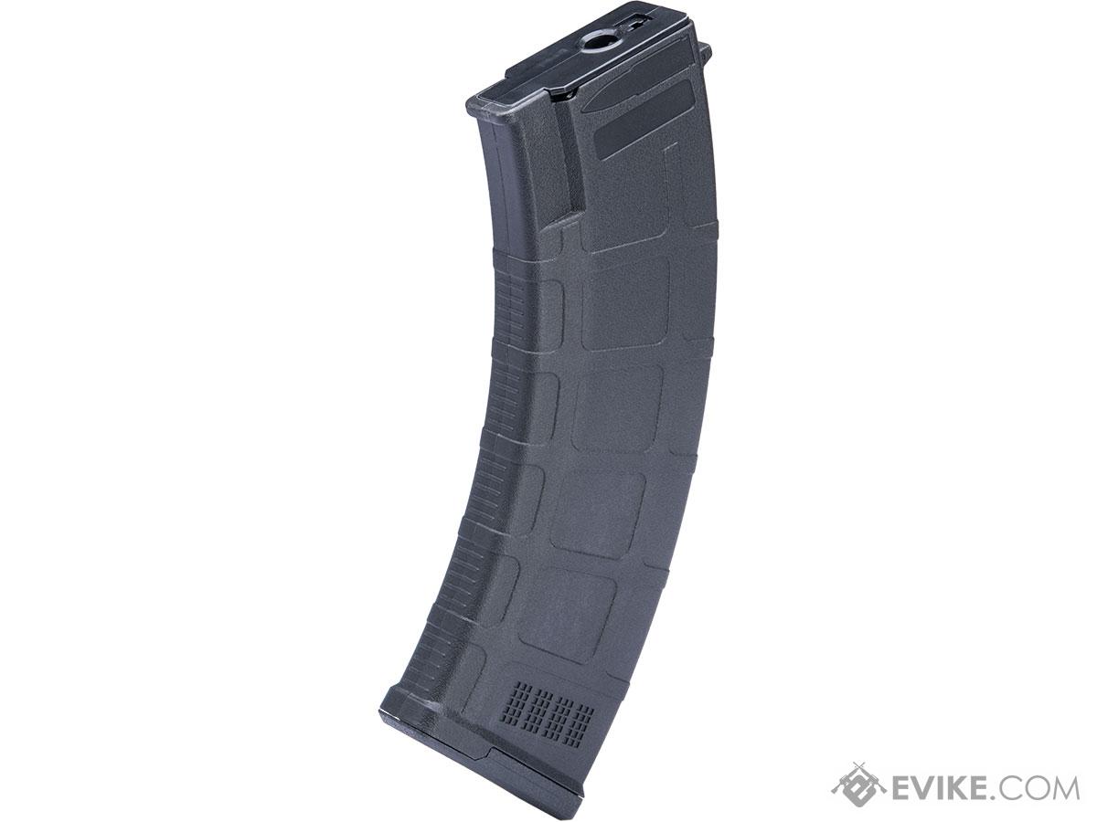 CYMA Polymer AR47-Style 200rd Mid Cap Magazine for AK Series Airsoft AEG Rifles (Color: Black)