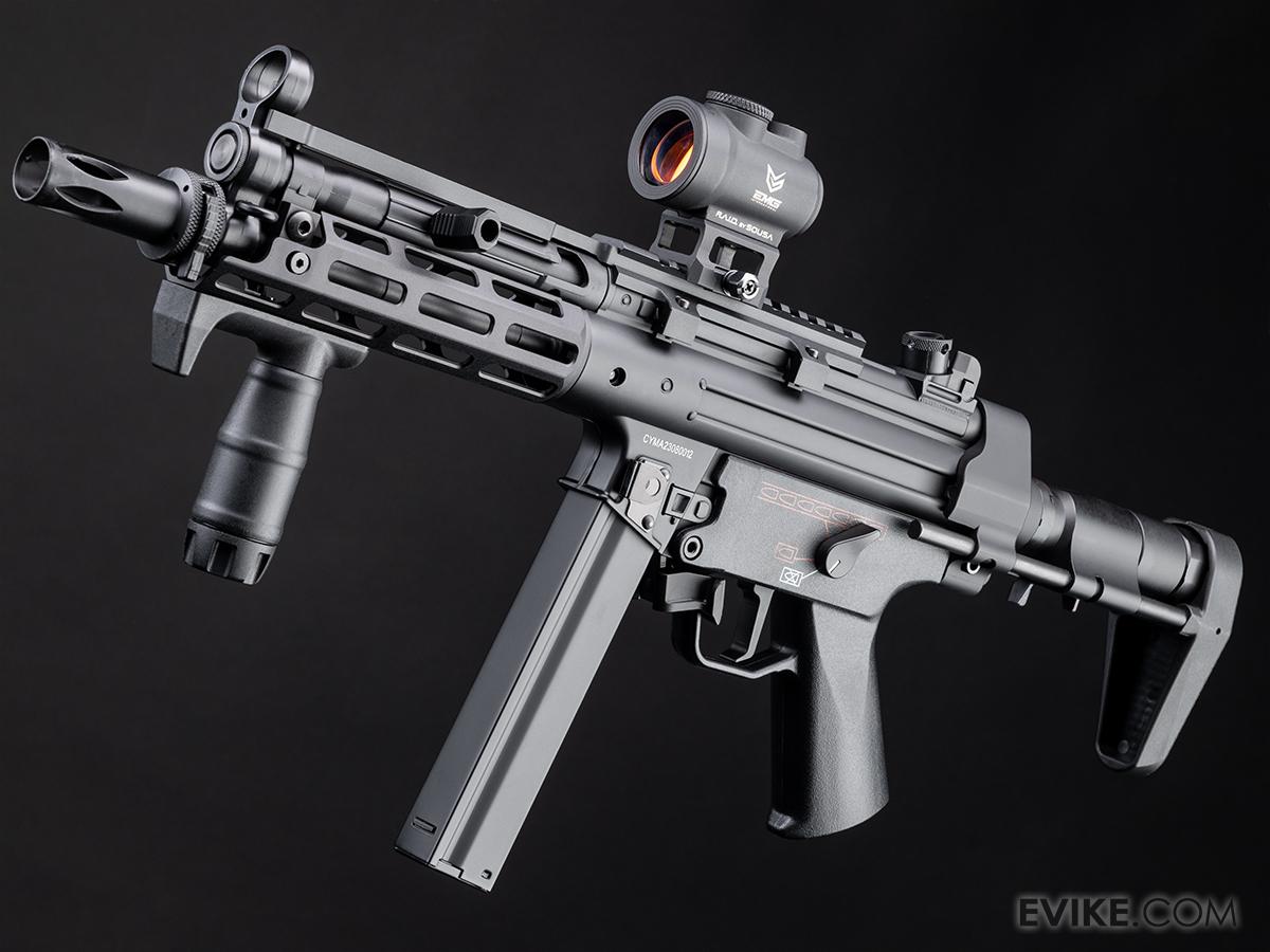 CYMA Platinum SMG9 Airsoft Electric Submachine Gun (Model: Push-In Stock)