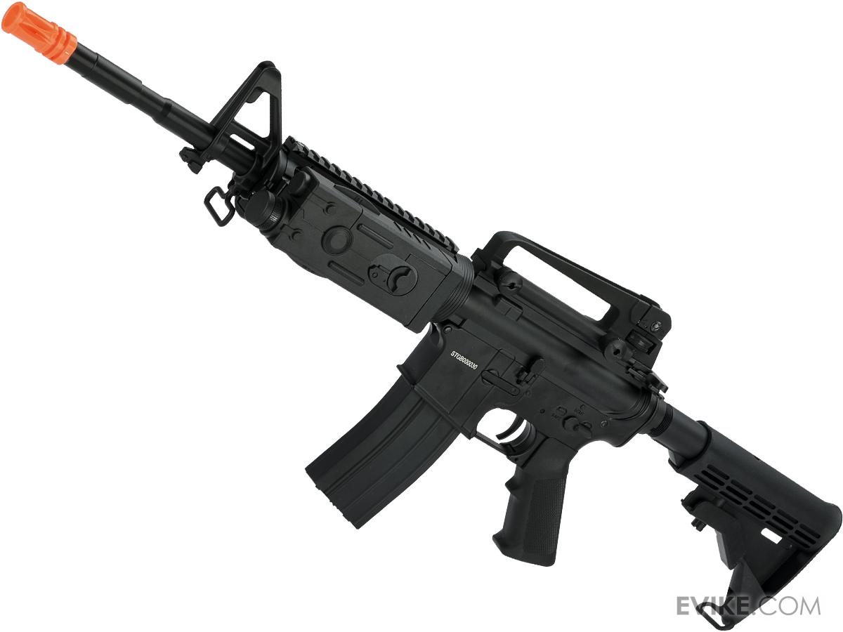 CYMA Full Metal M4 RIS Carbine Airsoft AEG Rifle w/ PEQ2 Box & Lipo ready gearbox, Airsoft Guns