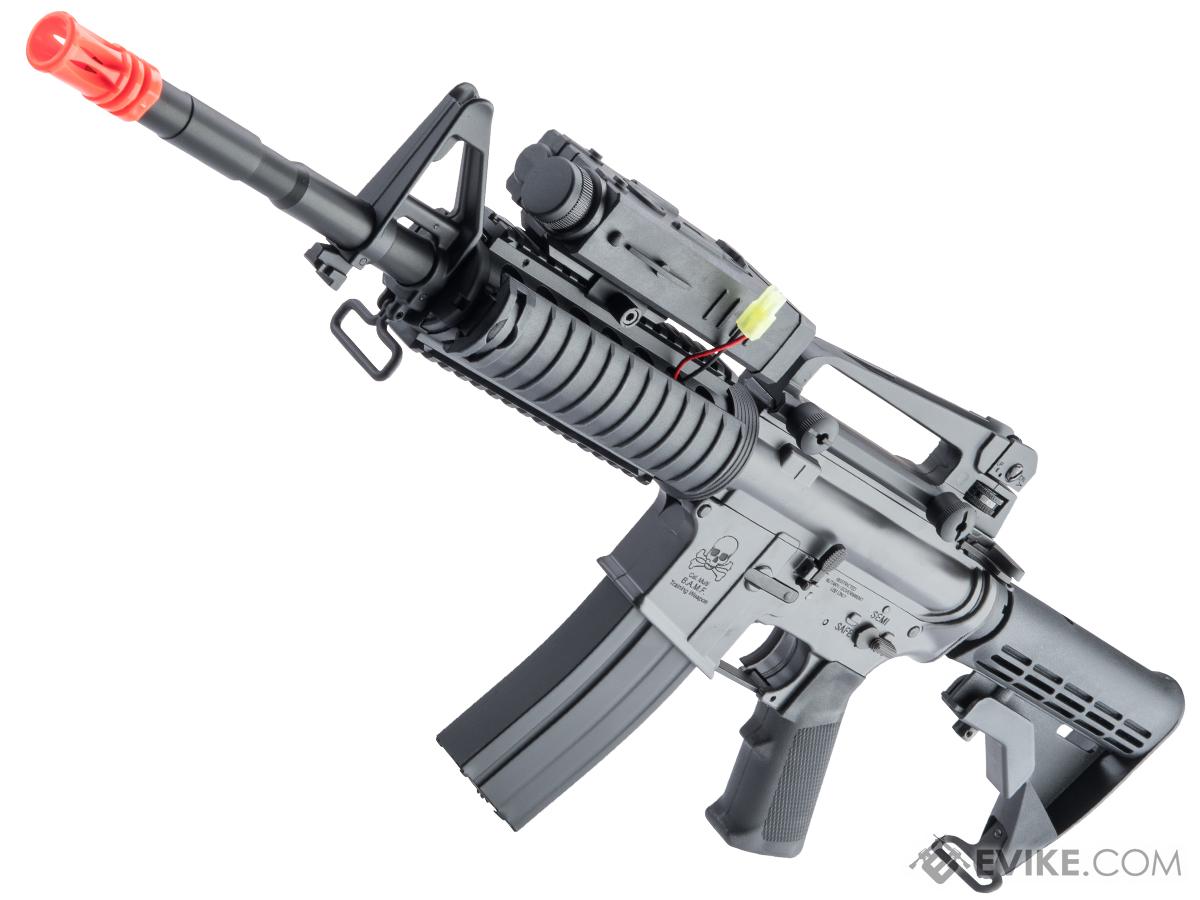 Rifles manuales : Airsoft M4 RIS CQB grip red dot - ABS