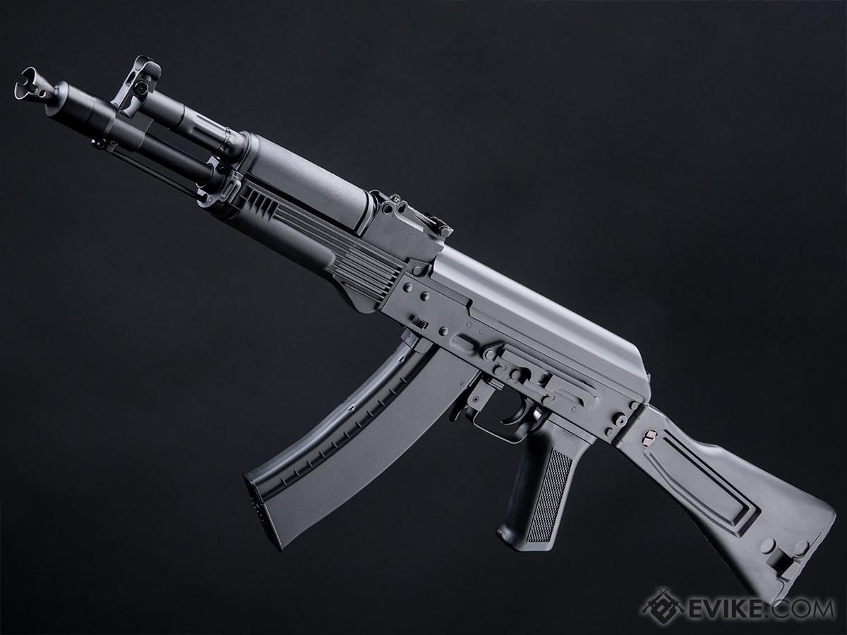 CYMA Standard Stamped Metal AK-105 Airsoft AEG Rifle with Synthetic Folding Stock (Package: Gun Only)