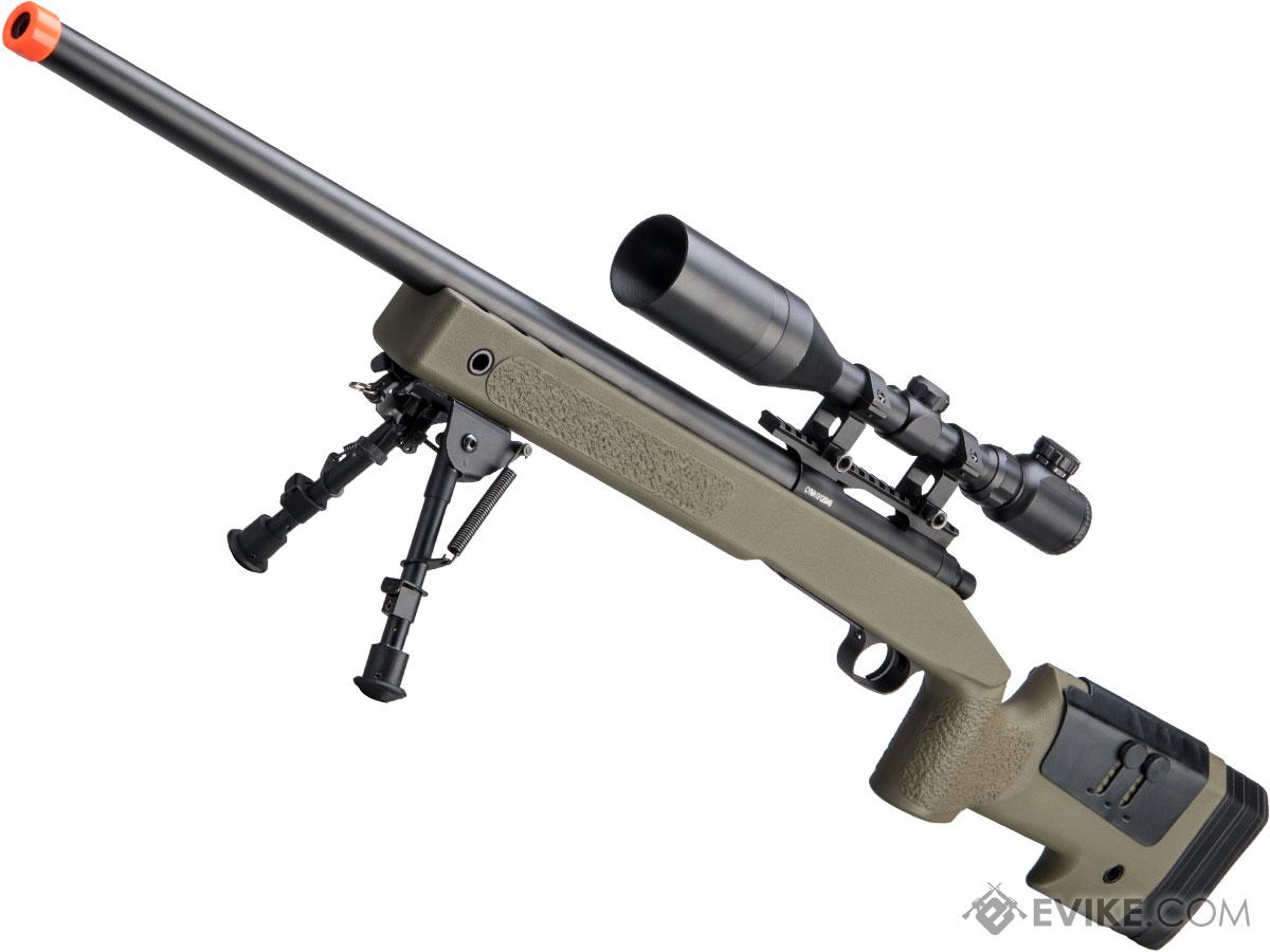 CYMA USMC M40A3 Bolt Action Airsoft Sniper Rifle (Package: OD Green / Gun Only)