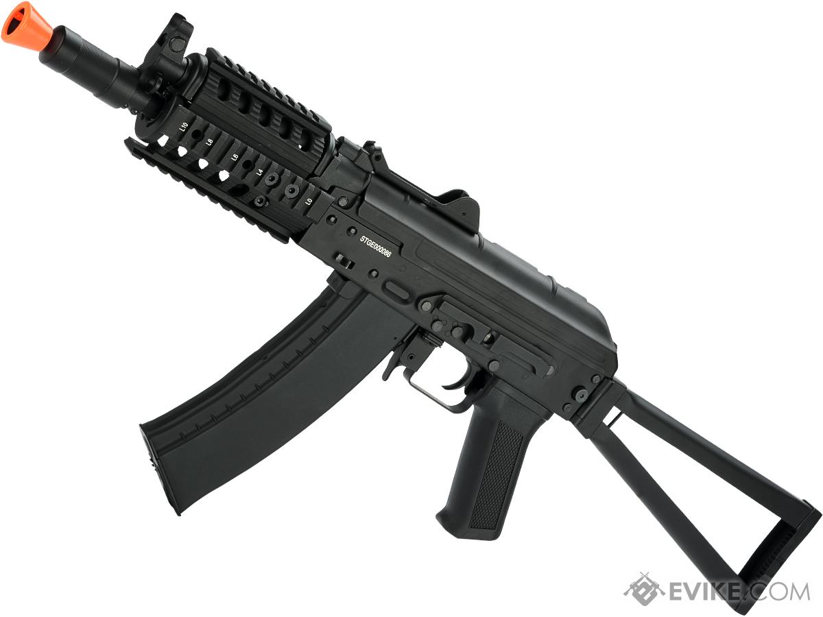 CYMA Stamped Steel AKS-74UN RAS Airsoft AEG Rifle with Steel Folding Stock (Model: Sport)